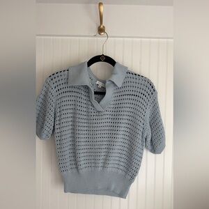 Women's Light Blue Knit Sweater